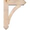 Ekena Millwork Thorton Arts and Crafts Smooth Bracket w/ Offset Brace, Douglas Fir, 7 1/2"W x 26"D x 34"H BKT0806X26X34THR03SDF - alternate 4